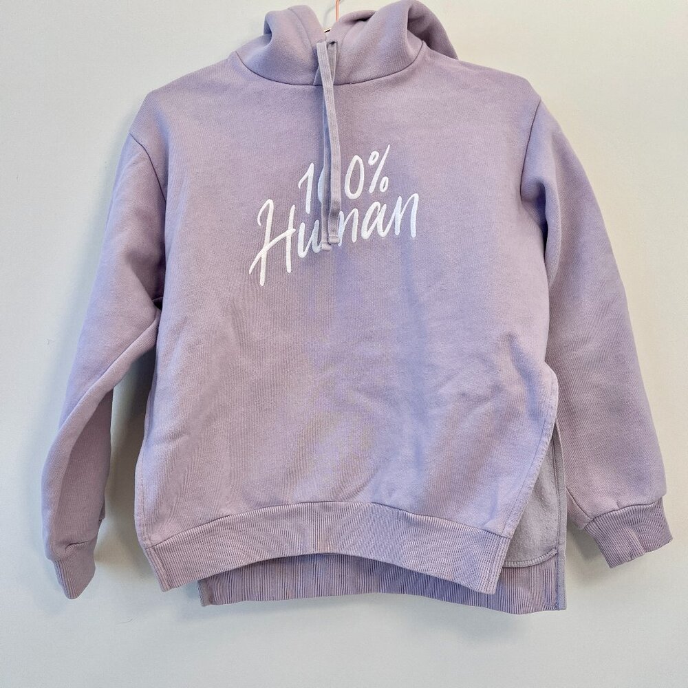 Everlane lilac fleece lined hoodie Size XS